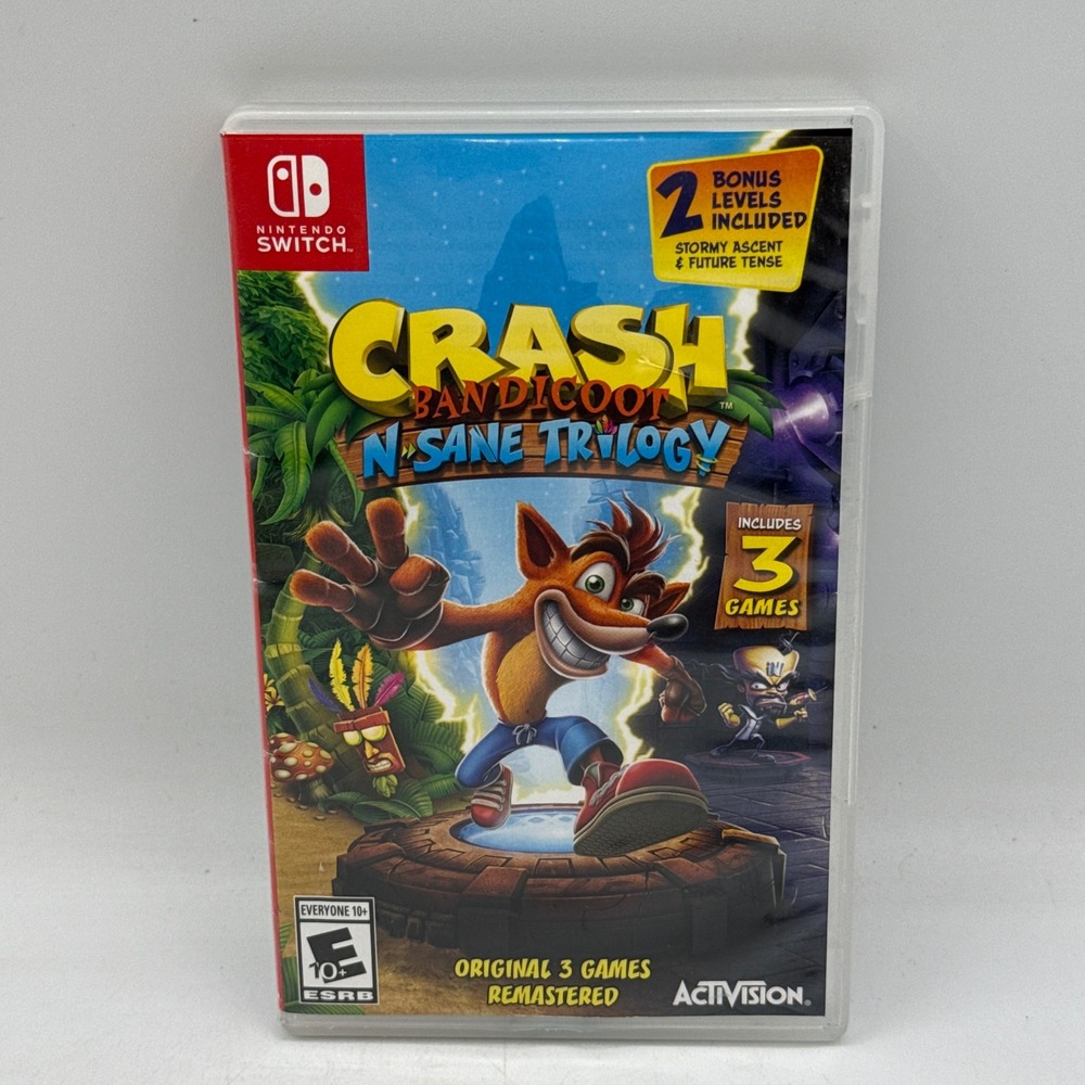Activision Crash Bandicoot N Sane Trilogy Nintendo Switch Game
